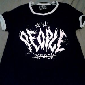 NWOT Killstar Graphic Ringer Tee Shirt